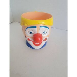 Vintage Ringling Bros And Barnum & Bailey Circus Clown Plastic Cup Mug OS